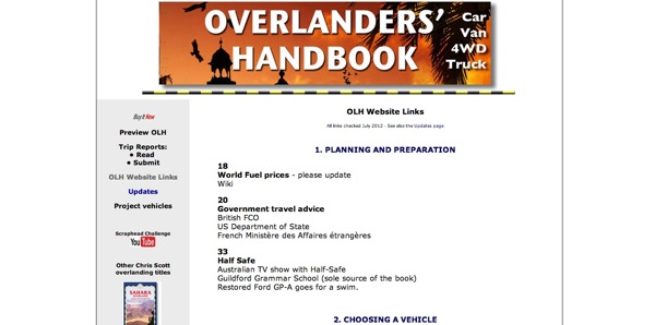 Overlanders handbook