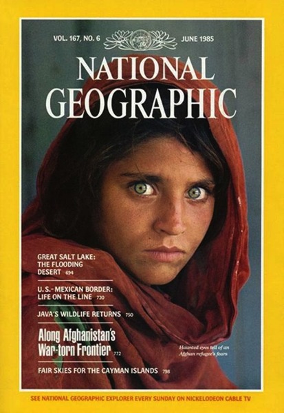 Sharbat Gula on National Geographic cover